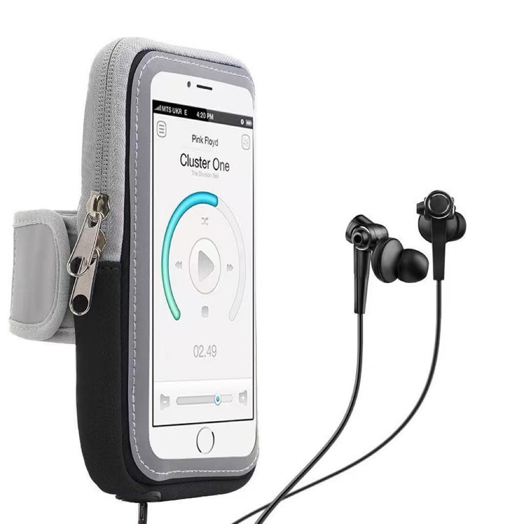 Braçadeira bolsa Esportivo para Celular até 5.5 Inch com Touch Screen Impermeável e Regulável