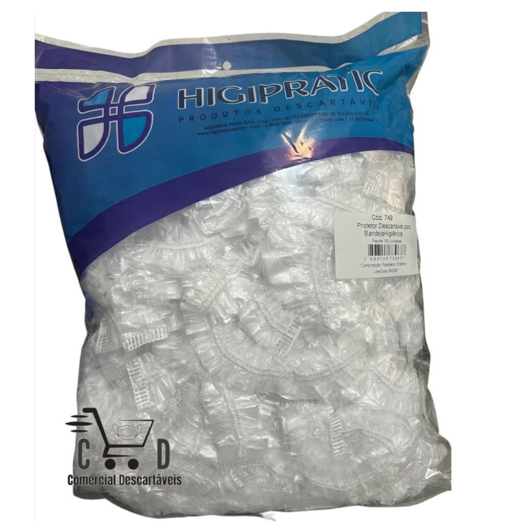 Protetor Pet Descartável plastico 100UN Bandeja até 49x50 Higiênica Gato, Passarinho e Impermeável