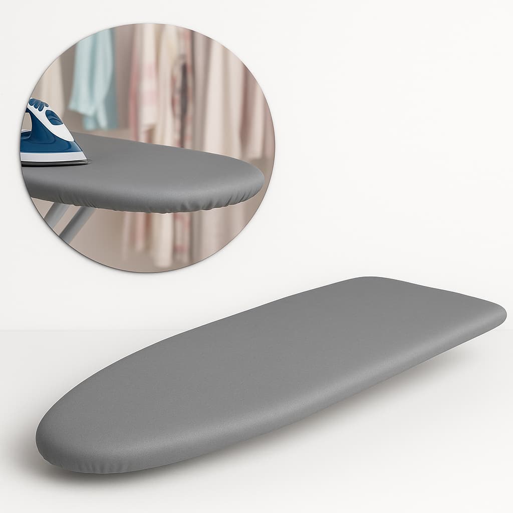 Forro Térmico para Tábua de Passar Ajustável com Espuma Cinza