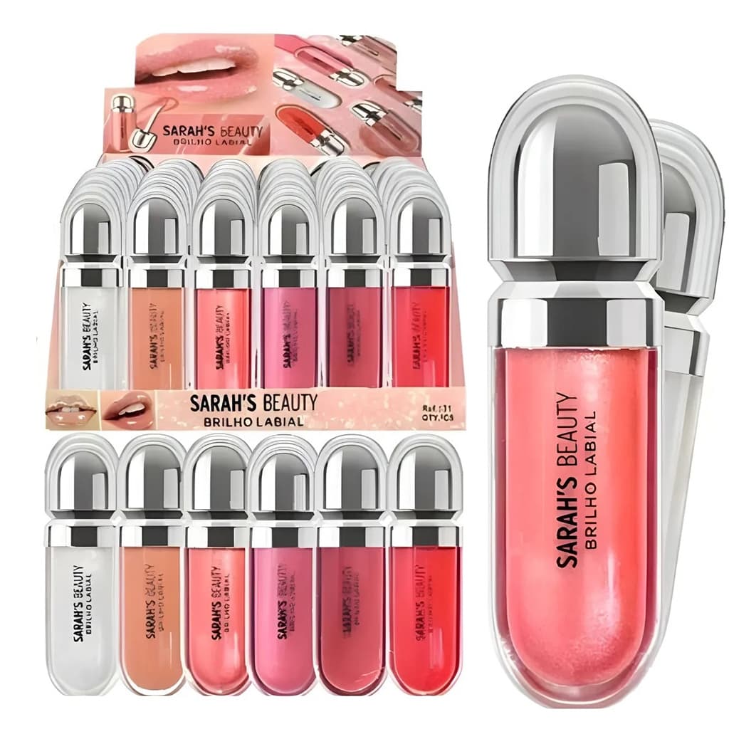 Gloss Labial Sara Sarah's Beauty brilho intenso o melhor