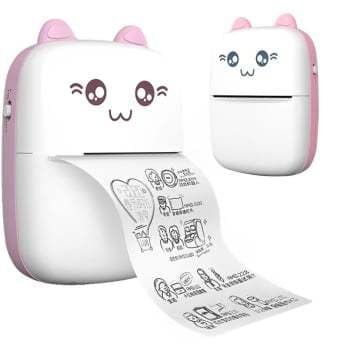 Mini Impressora Térmica Portátil De Bolso Impressão Sem Fio Bluetooth Para Android Ios Ip1