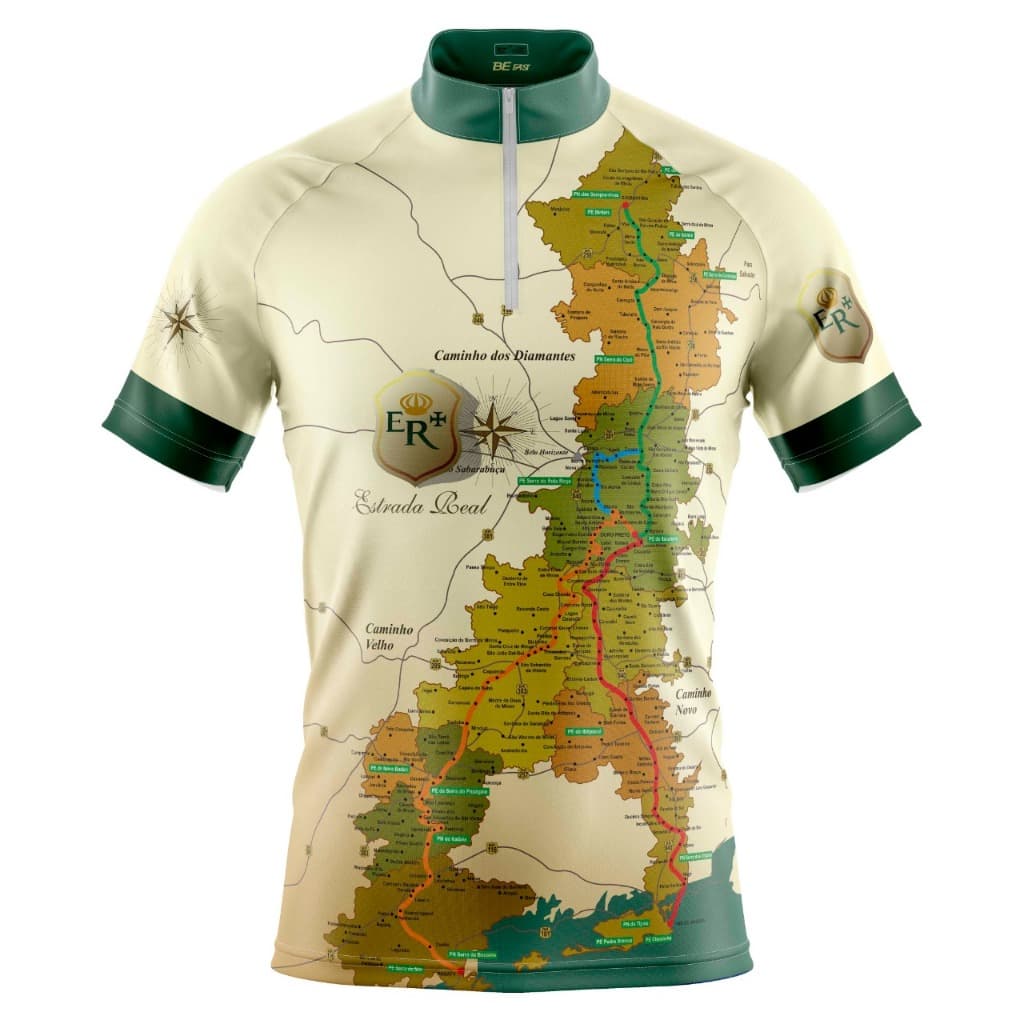 Camisa ciclismo Estrada Real Caminho dos diamantes Be fast Bike