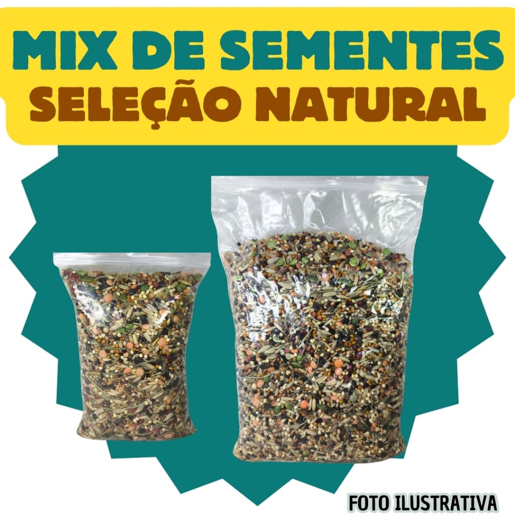 Mix de Sementes Seleção Natural - Hamsters