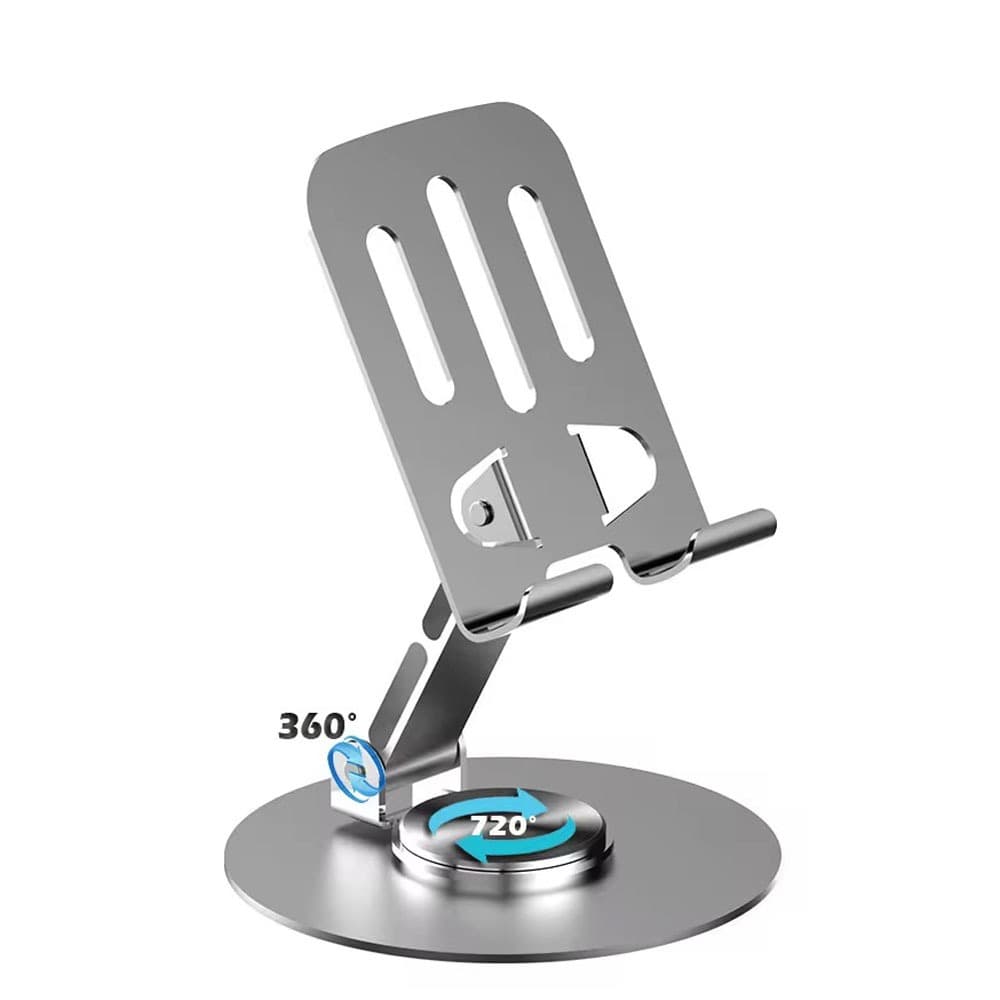 Suporte Alumínio De Mesa Para Tablet Smartphone Celular Ajustável Vários Ângulos