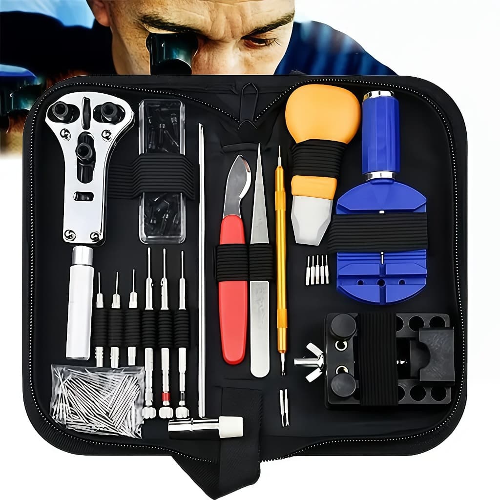 Kit 147pcs De Ferramentas Para Reparo E Manutenção De Relógios, Ferramenta Para Remoção De Pulseiras De Relógio
