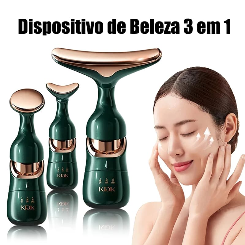 3 Em 1 Massageador Facial Pescoço Levantamento Antirrugas Antienvelhecimento profissional N7