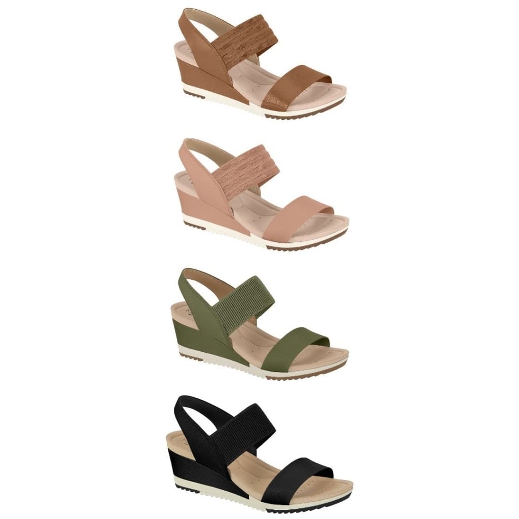 Sandália Feminina Anabela Modare Ultraconforto Ortopédica 7123.107