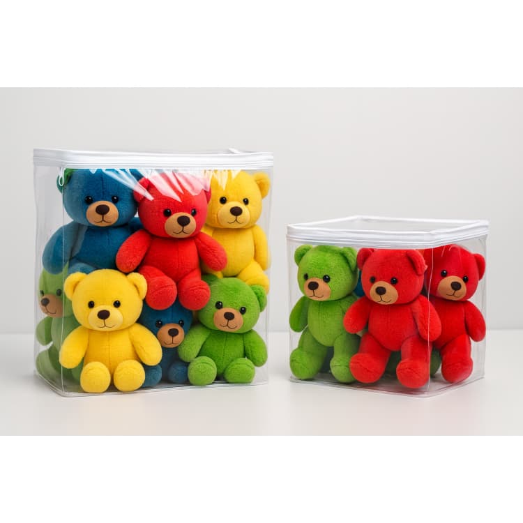 Saco Organizador Multiuso Brinquedos Guarda Roupa Porta Tudo Pvc e Ziper