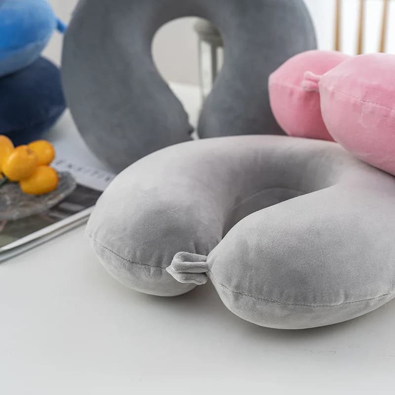 Almofada de Viagem Travesseiro Nasa Espuma de Memória Com Capa Removível