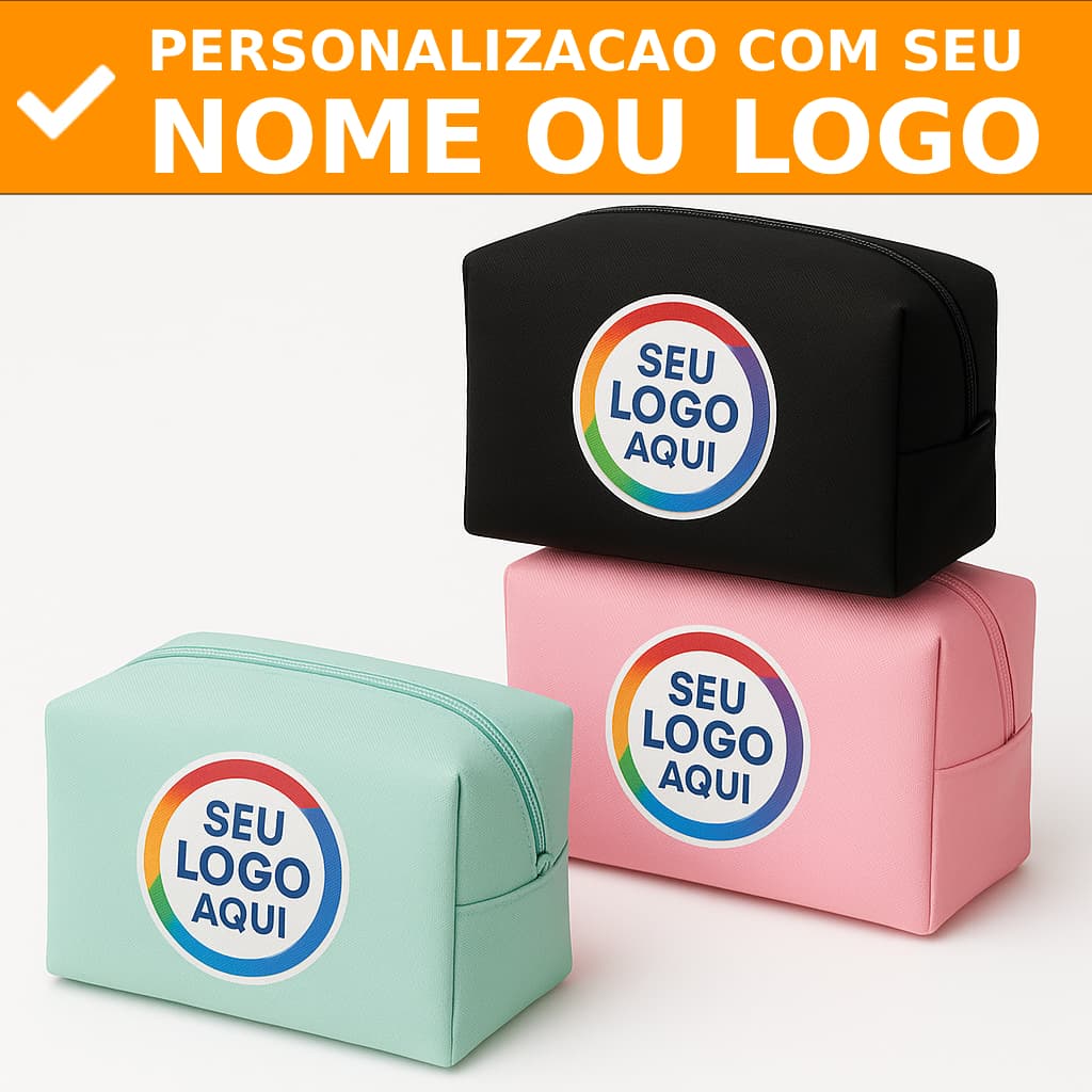 Kit De Necessaire Unidades Personalizadas Colorido Brindes