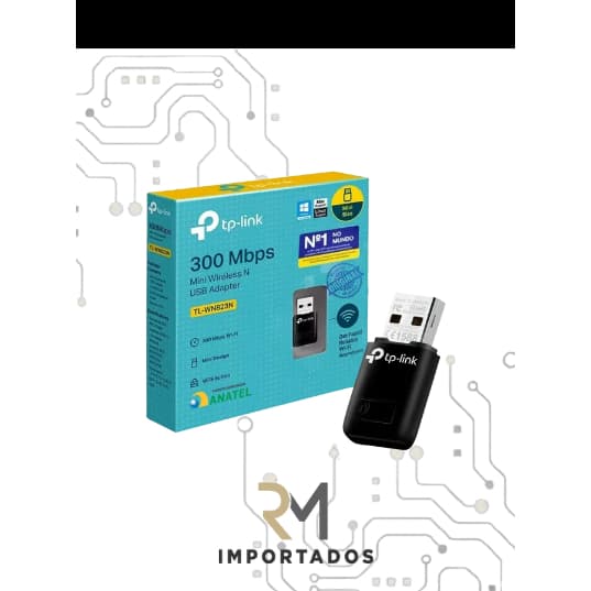 Mini Adaptador Usb Wi-fi Tp-link Tl-wn823n 300 Mbps