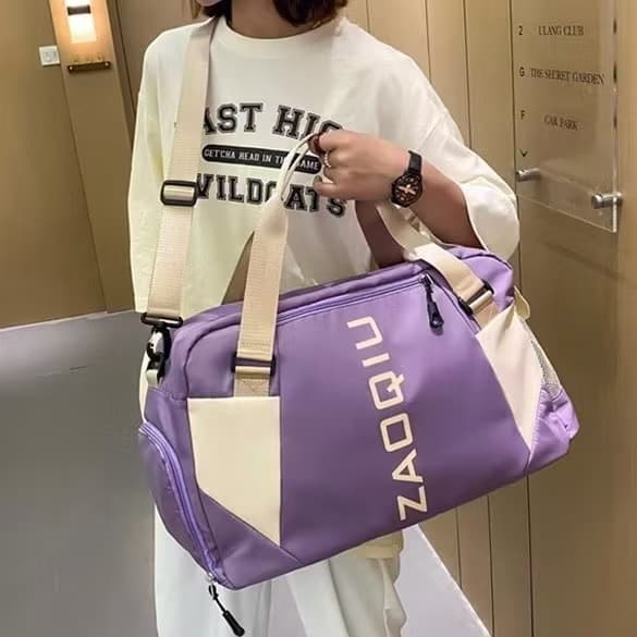 Novas Mulheres  Viajar Saco Das Senhoras Bolsa Grande Pacote De Esportes De Bagagem Multifuncional Ombro Sacos De Ginást