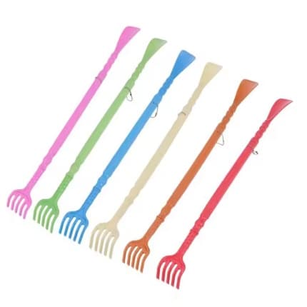 Coçador de Costas C/ Calçador de Sapatos Mãozinha Plástico 47cm