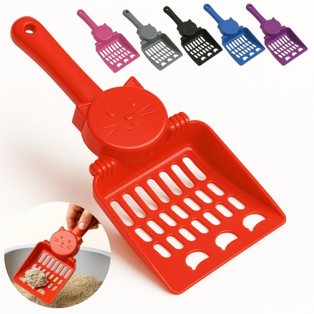 Pá Pazinha Higiênica Cara De Gato Coletor Fezes de Caixa de Areia Para Gatos