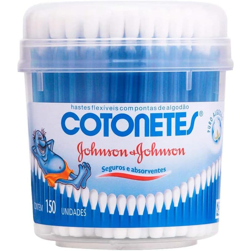 Hastes Flexíveis Cotonete Johnson & Johnson Pote 150 Unidades