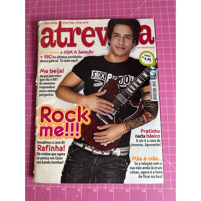 revista atrevida capa rafinha paramore rbd