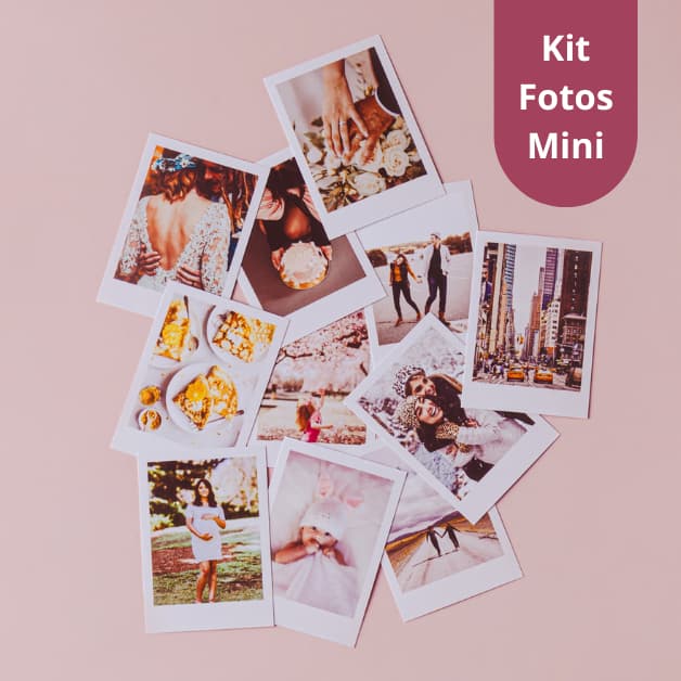 Kit Mini Fotos Revelação Profissional Escolha a Quantidade