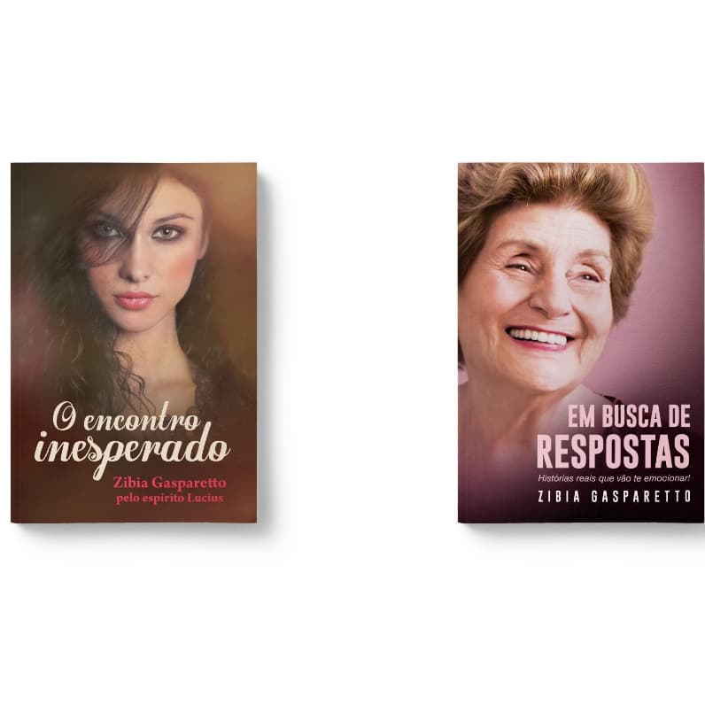 Kit: O encontro inesperado + Em busca de respostas | Zibia Gasparetto | Romance + Desenvolvimento