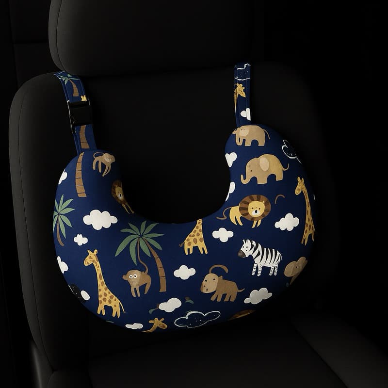 Almofada Apoio Para Pescoço Segurança Carro Viagens