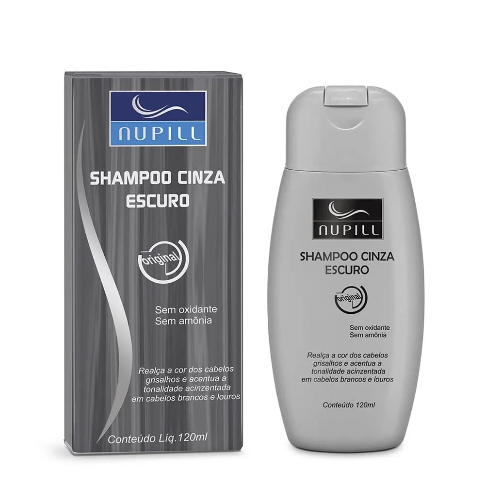 Nupill Shampoo Cinza Escuro 120ml