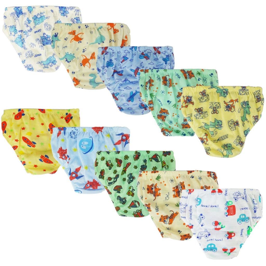 Kit 10 Cueca infantil Slip Menino Estampada Confortável forro 100% Algodão Cuequinhas Infantil Cuecas