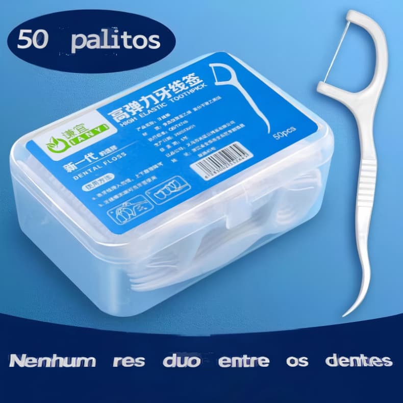 Kit com 100/200/300/400unidades de fio dental arqueado ultrafino para uma limpeza eficaz dos dentes