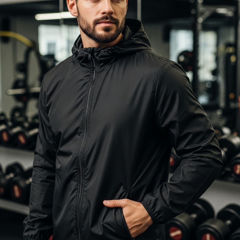 Jaqueta Corta Vento Plus Size P M G GG G1 G2 G3 G4 Premium Masculino Frio Preto Atacado