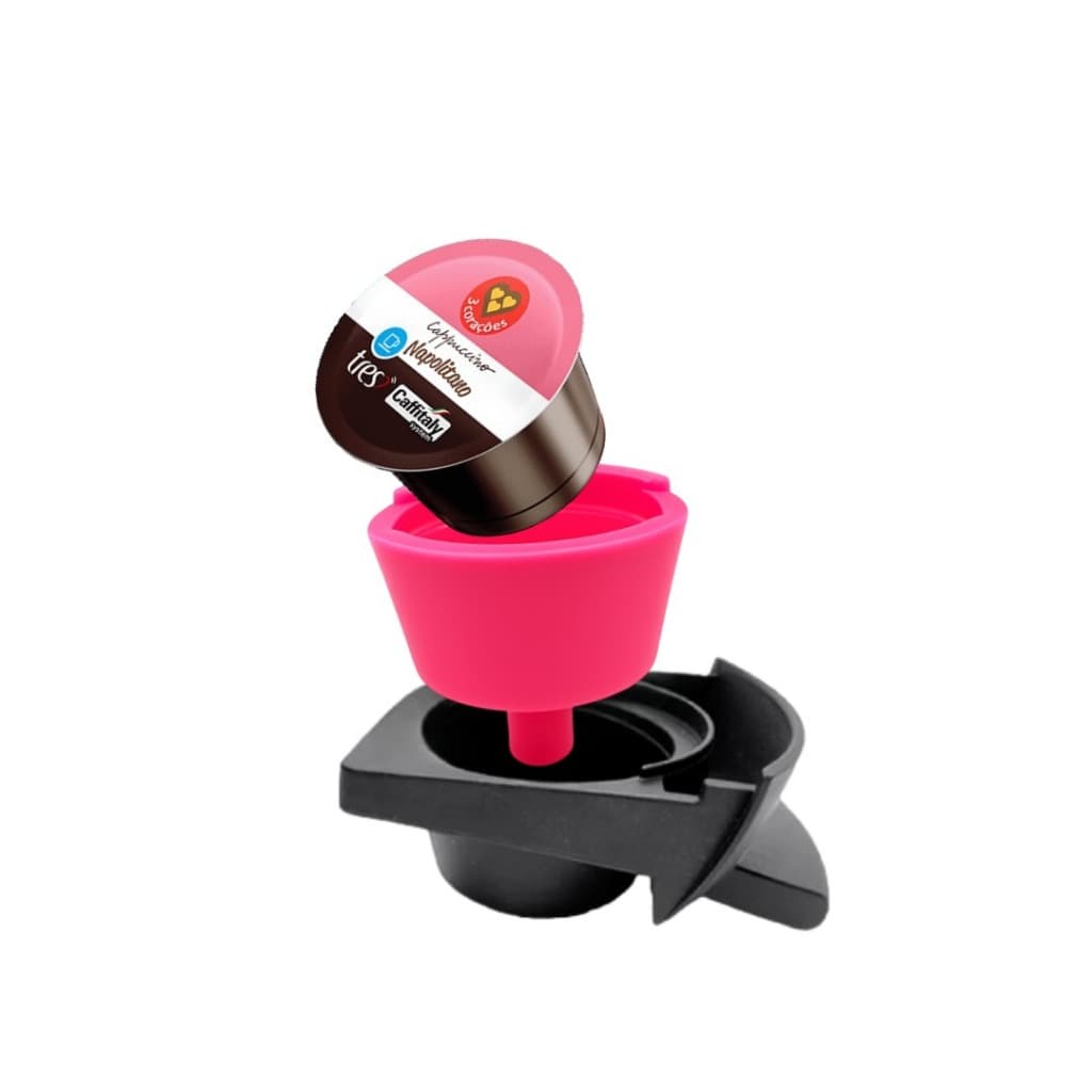 Adaptador Cápsulas Três Corações Cafeteira Dolce Gusto Pink