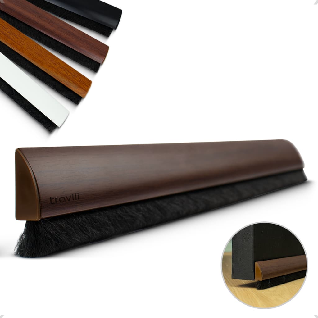 Protetor Veda Porta Escova 90cm Resistente Anti Barata Poeira Insetos Durável