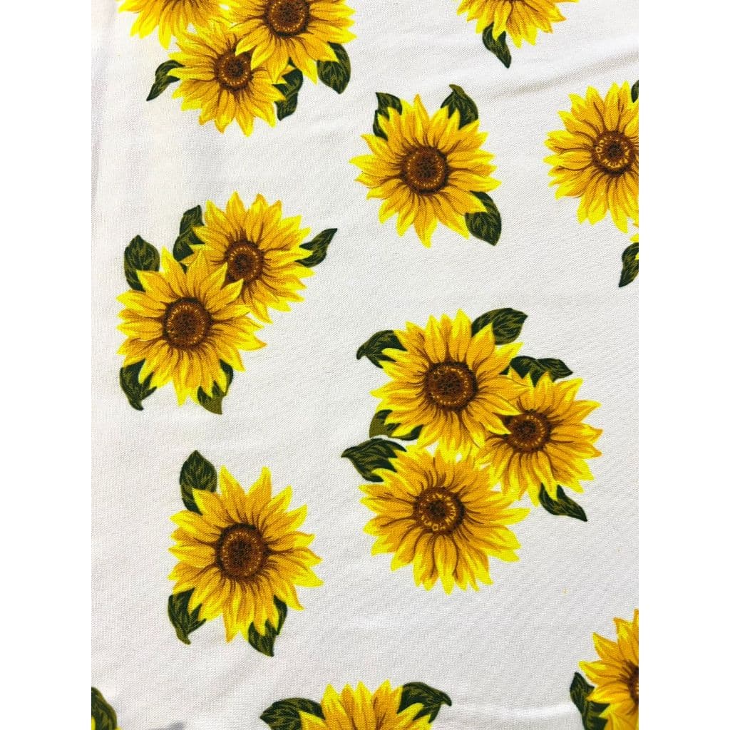 1 Metro Tecido Oxford Girassol Flores Estampado 1Mt X 1,45 Larg