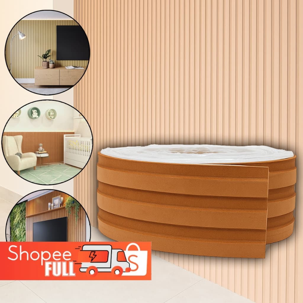 Revestimento Ripado Autocolante de EVA Flexivel Rolo