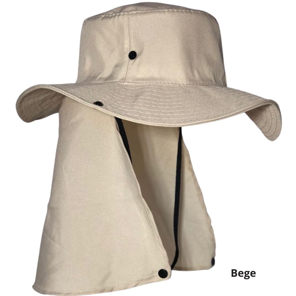 Chapéu Boné Pescador Caçador Carpinteiro Camping Australiano Protetor de Nuca