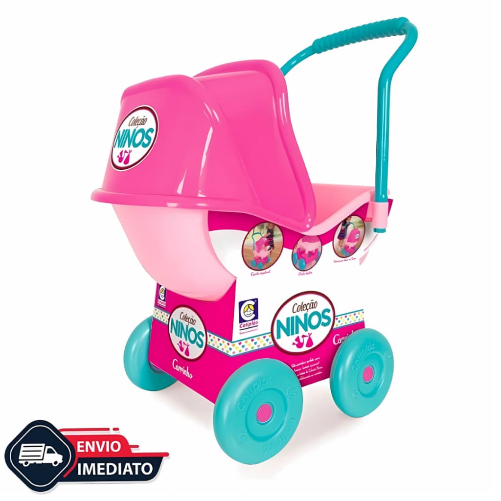 Carrinho De Boneca Brinquedo Coleção Ninos Para Bebê Reborn 2215 - Cotiplás