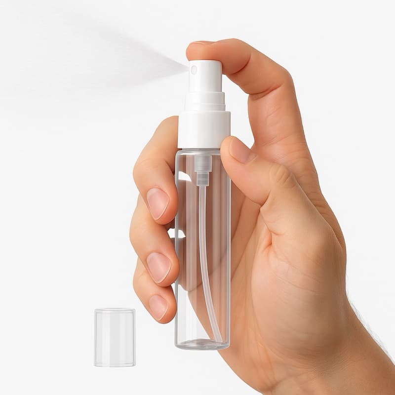 Kit 10 Frascos PET 30ml com Válvula Spray R18/410 – Para Perfumes, Aromatizadores, Cosméticos