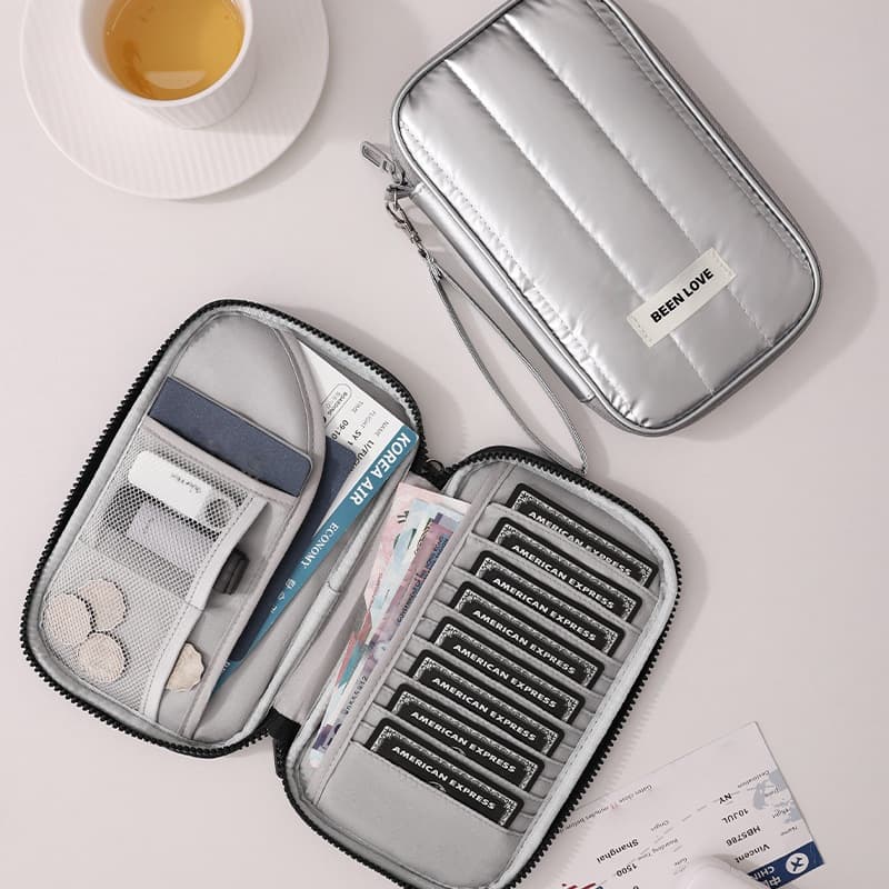 Bolsa De Passaporte Para Avião De Passaporte carteira case Impermeável Para Viagem Documentos