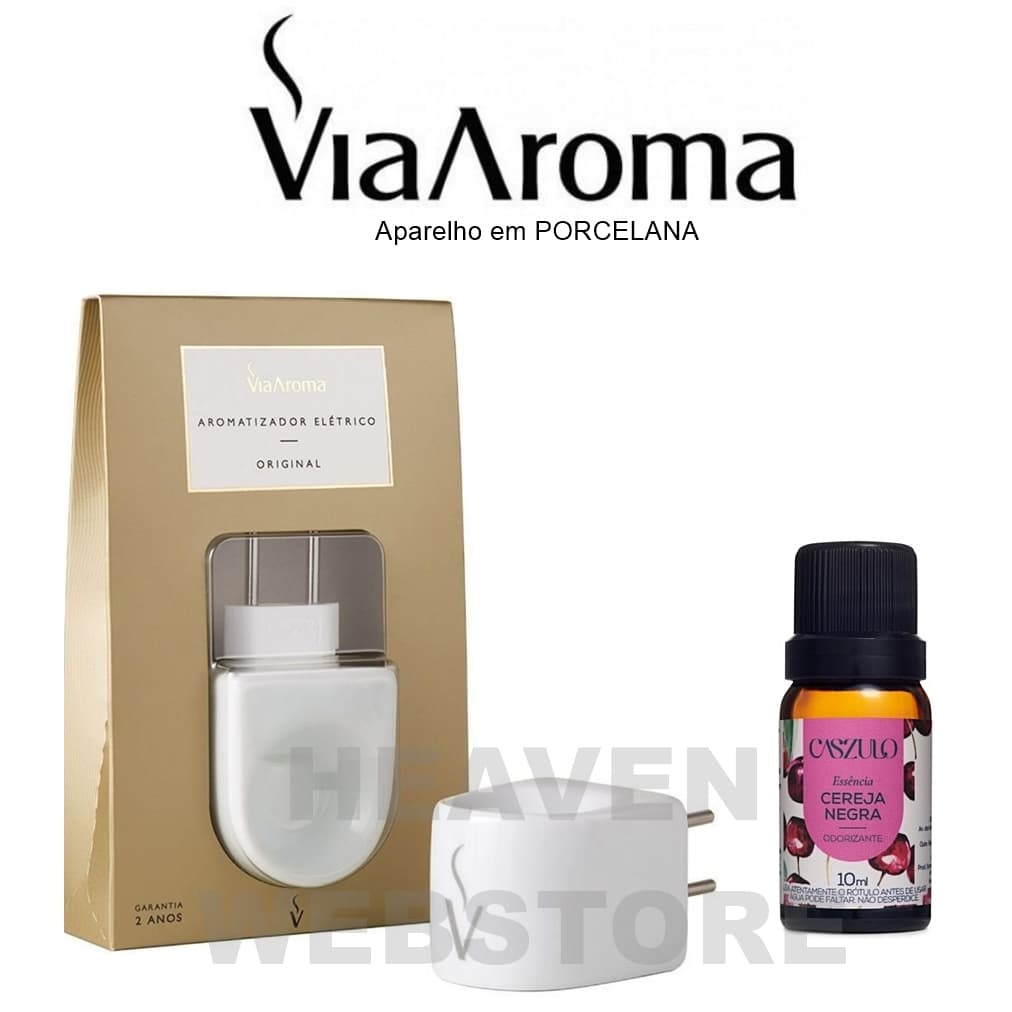 Aromatizador Via Aroma - Essência Caszulo - ESCOLHA o MODELO - Difusor Aromaterapia