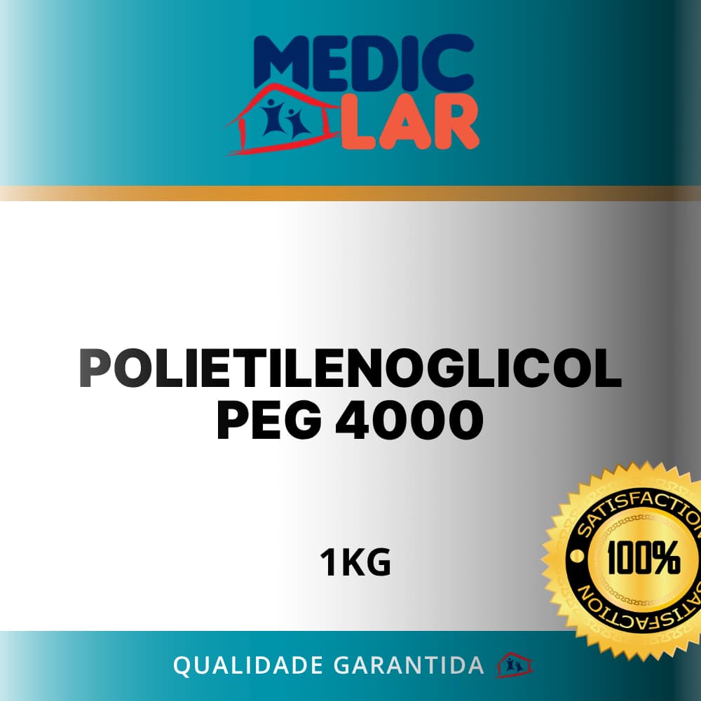 Polietilenoglicol Peg 4000 Sem Eletrólitos 1KG