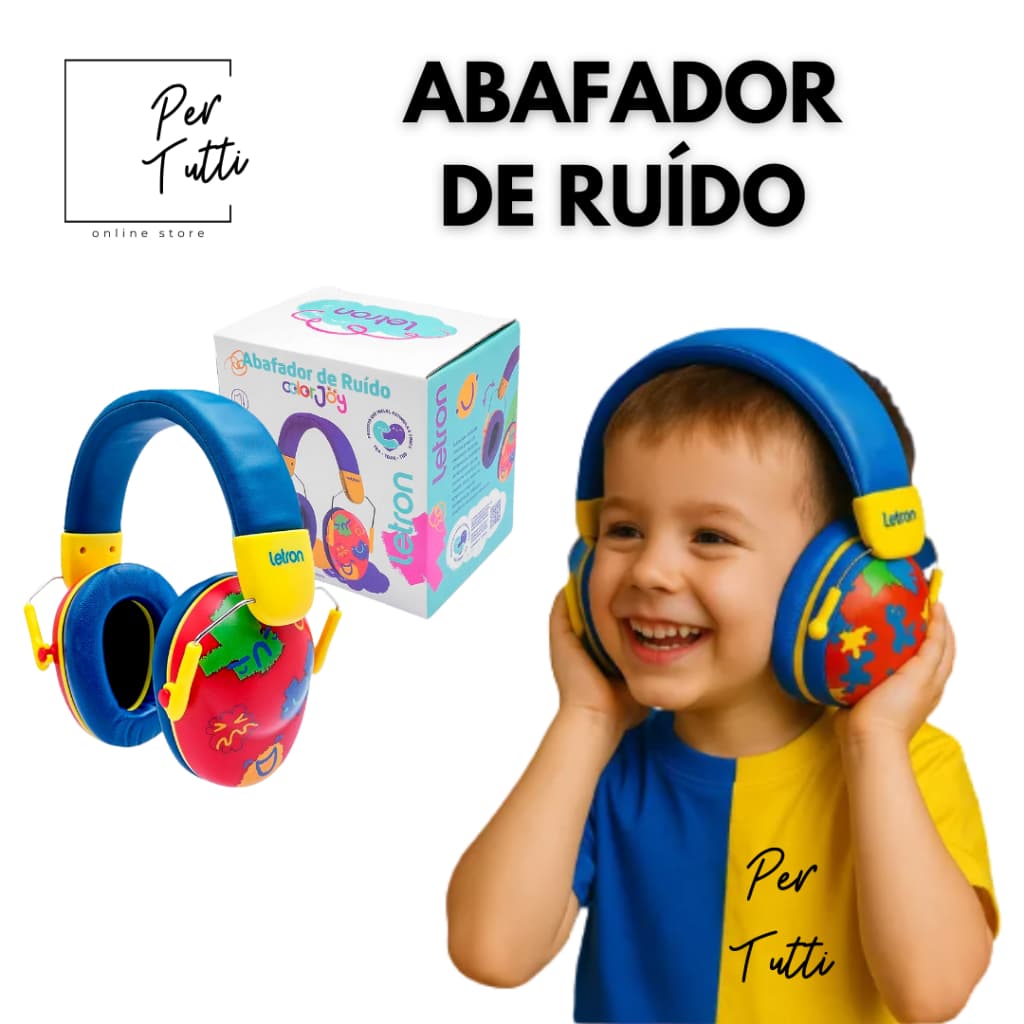 Abafador De Ruido Infantil Criança Autista TEA