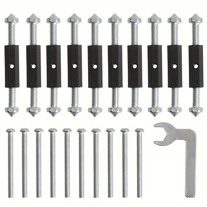 Kit 10 Unidades Reparo Salva Caixinha 4x2 Abas Quebradas