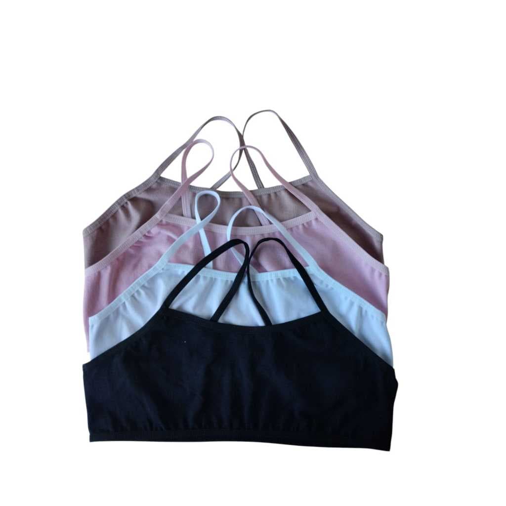 kit 4 top juvenil menina mocinha cotton pre adolescente(4 -16 ANOS)