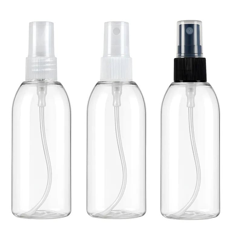 10 Frascos Pet 100 Ml Redondo Válvula Spray Para Perfumes