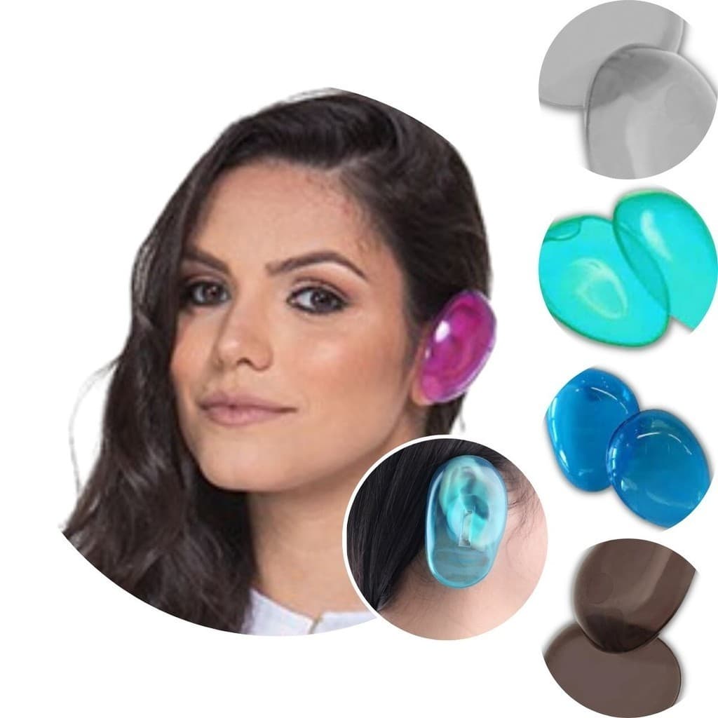 Protetor De Orelha Cores Variadas Com 2 Unidades Na Embalagem