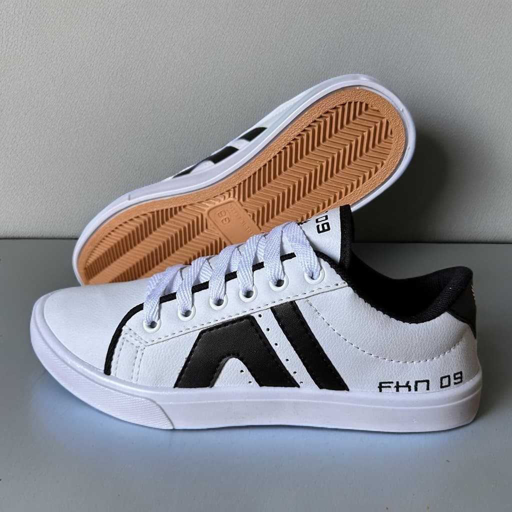 Tênis Casual Adulto Masculino Feminino Dia a Dia Conforto Trabalho Estilo Solado Antiderrapante