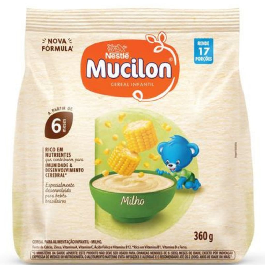 Mucilon Milho Sache 360gr