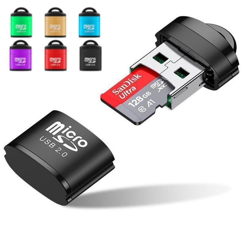 Leitor De Cartão Micro Sd Usb Tipo Pen Drive Nano