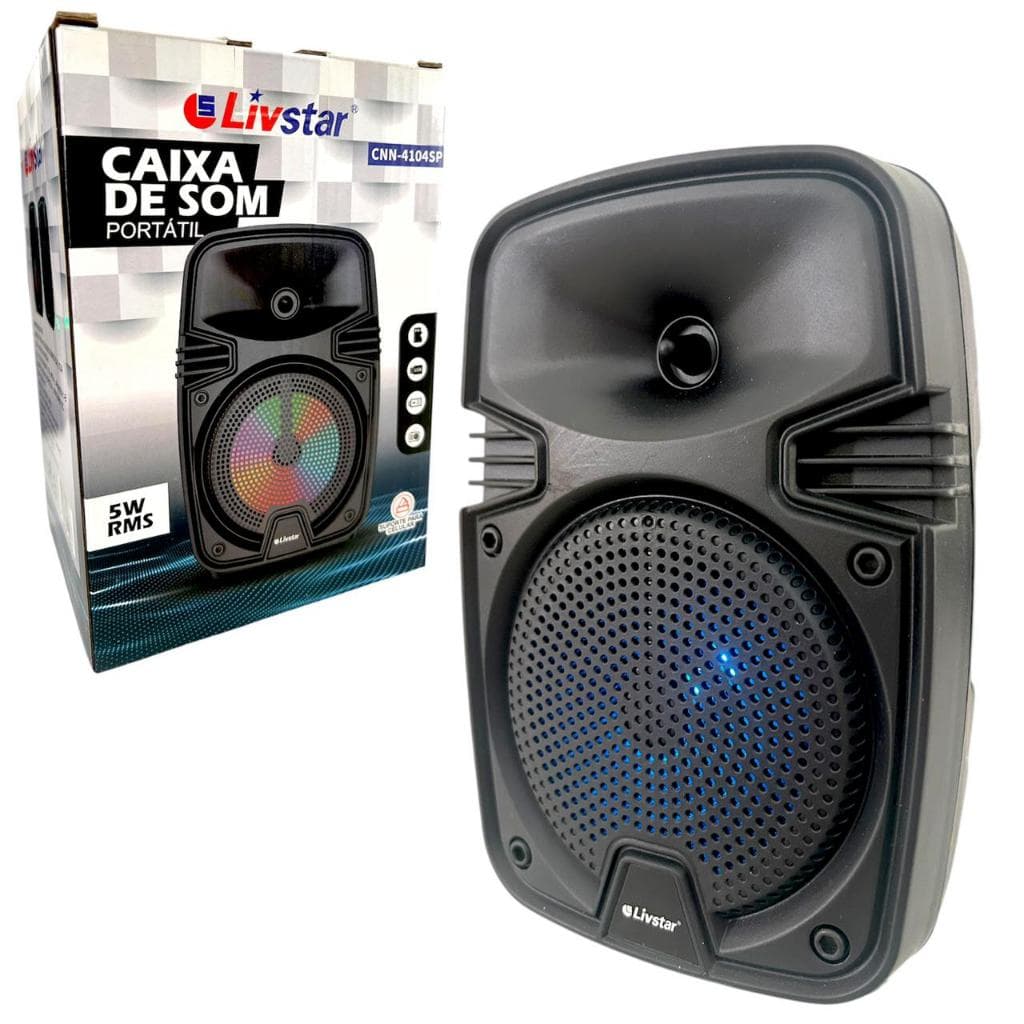 Mini Caixinha Som Bluetooth Portatil Usb Mp3 P2 Sd Radio Fm