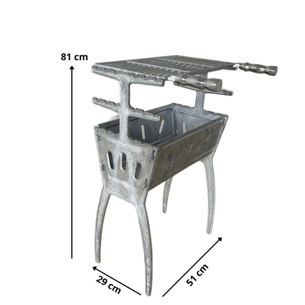 Churrasqueira Portátil Desmontável Resistente Alta Qualidade