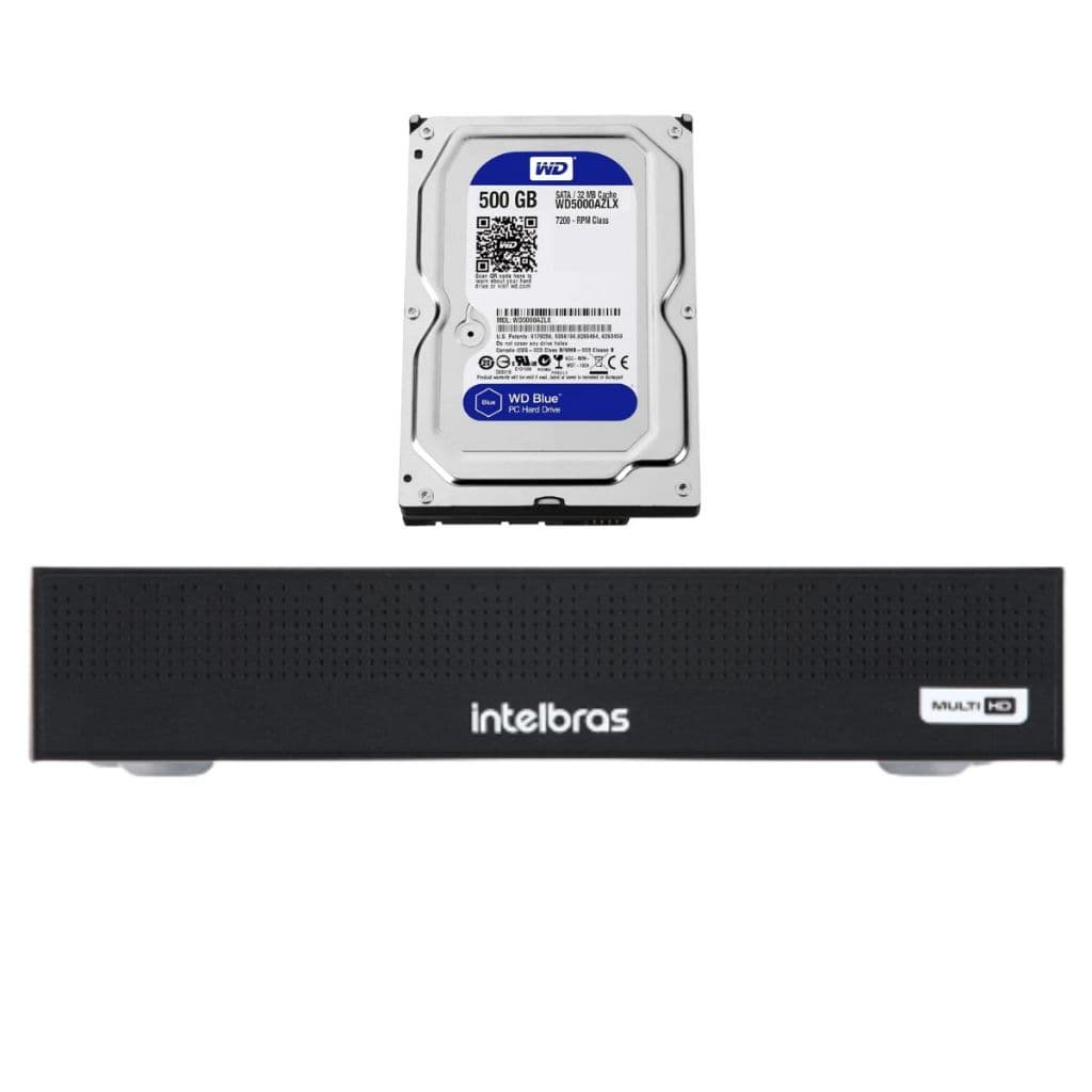 DVR INTELBRAS 1204C + HD500GB