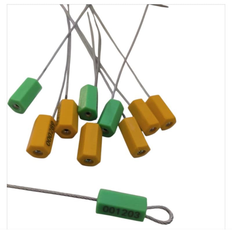 10 Lacres Numerados Cabo Aço Zlock Alta Resistência Preço 15511