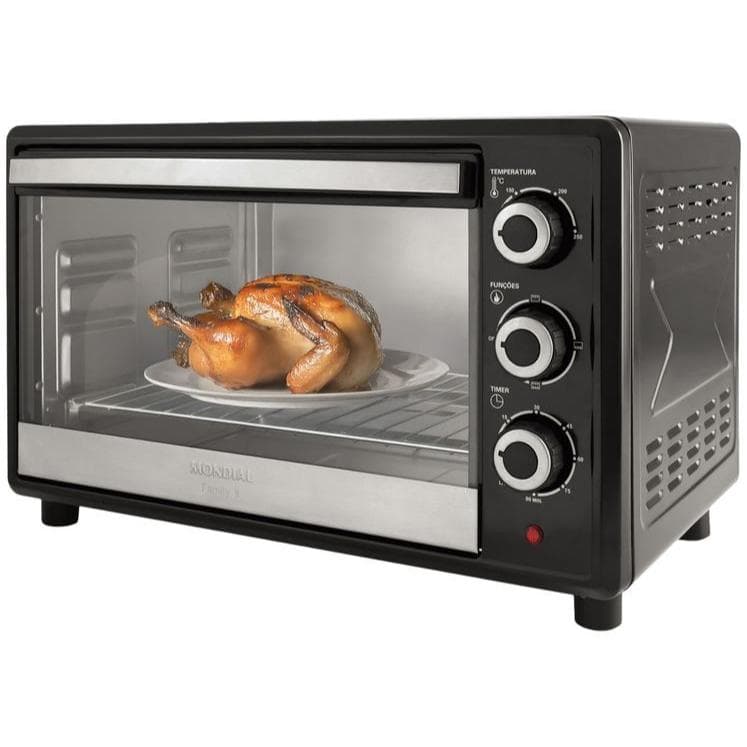 Forno Elétrico Mondial 42 Litros Family II Mondial Frn42b Preto